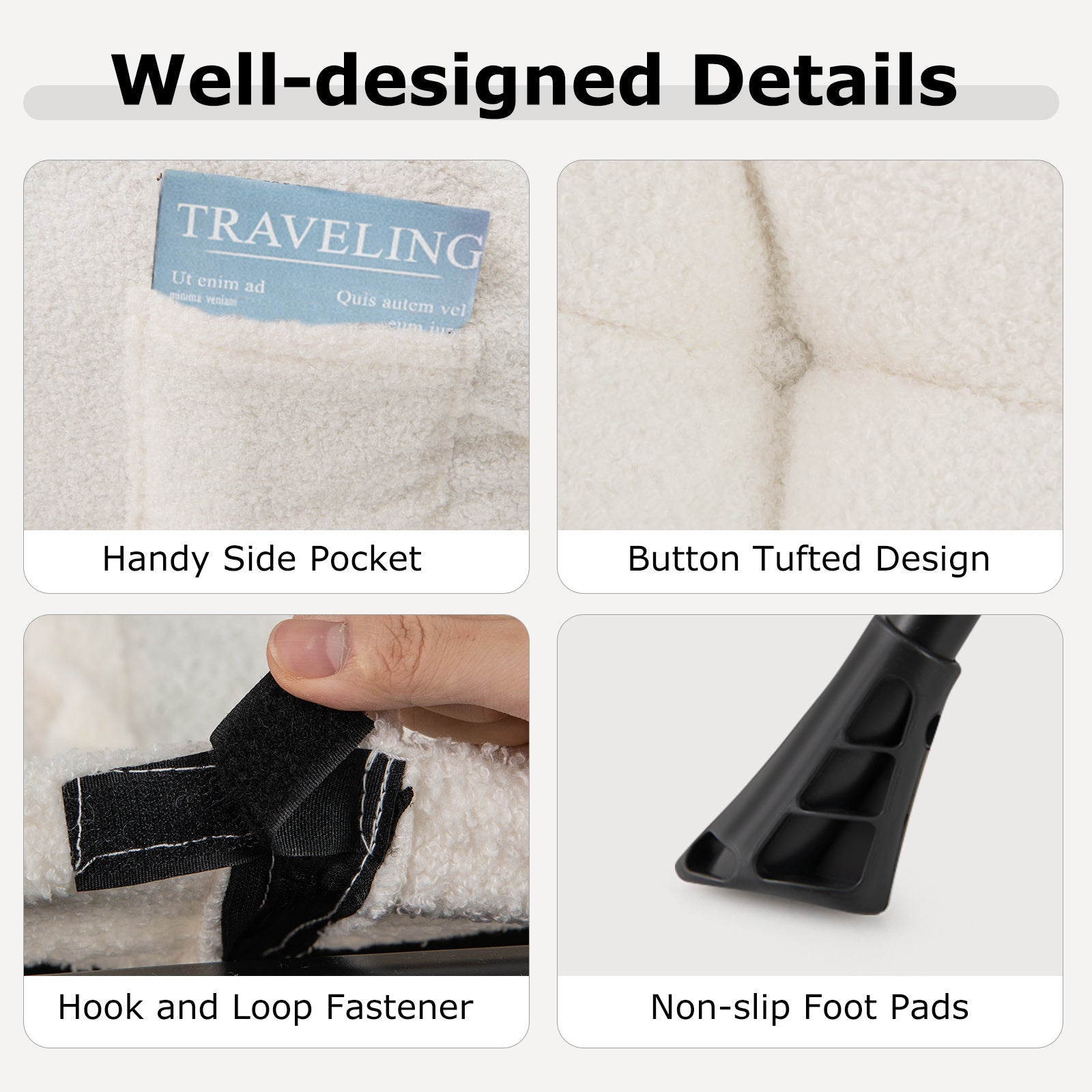 COSTWAY Sherpa Fabric Lazy Chair, Modern Accent Chair with Armrests & Side Pocket, Upholstered Lounge Reading Chair with Heavy-duty Metal Frame for Living Room Bedroom