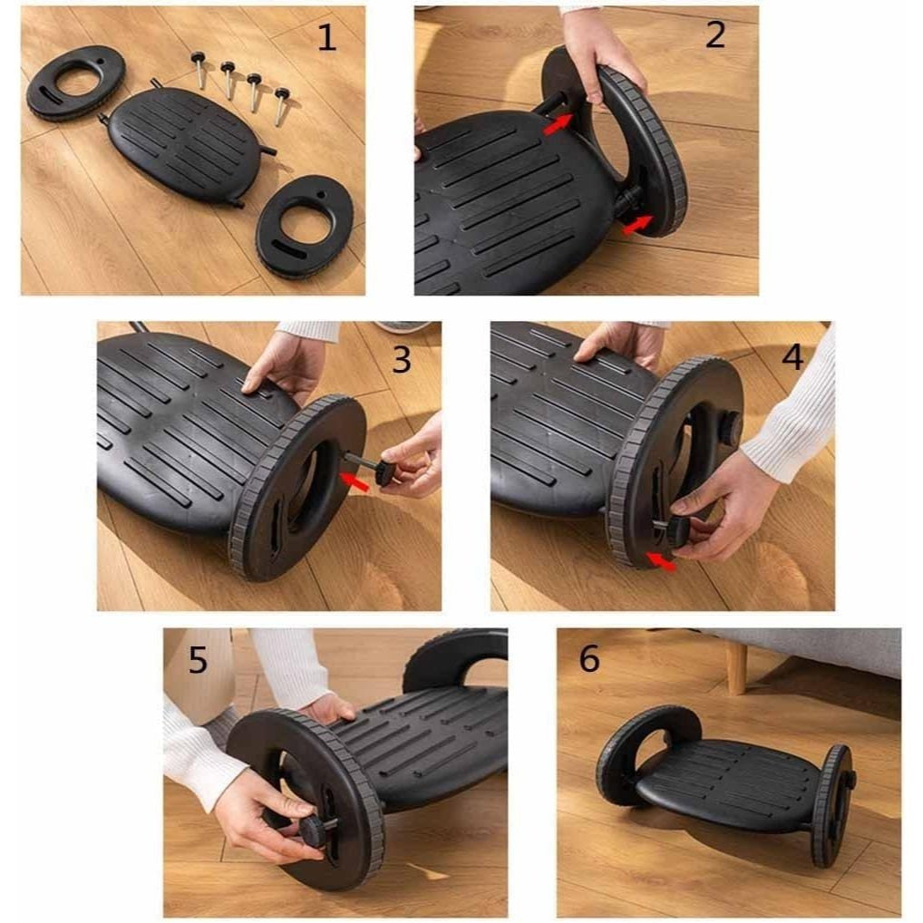 Foot Rest for Under Desk at Work,Adjustable footrest,Ergonomic Foot Rest with 4 Height Position, Rest Pain Relief for Home Office Work