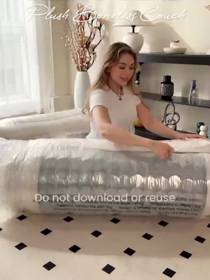 106-inch Luxury Cloud Sofa Set, L-shaped Large Sofa With A Comfortable Chaise Lounge, Boneless L-shaped Sofa Set, Suitable For Living Rooms, Deep-seat Minimalist Modular Sofa Bed, Ideal For Bedrooms And Apartment Lounges, Extra-large Sofa Set