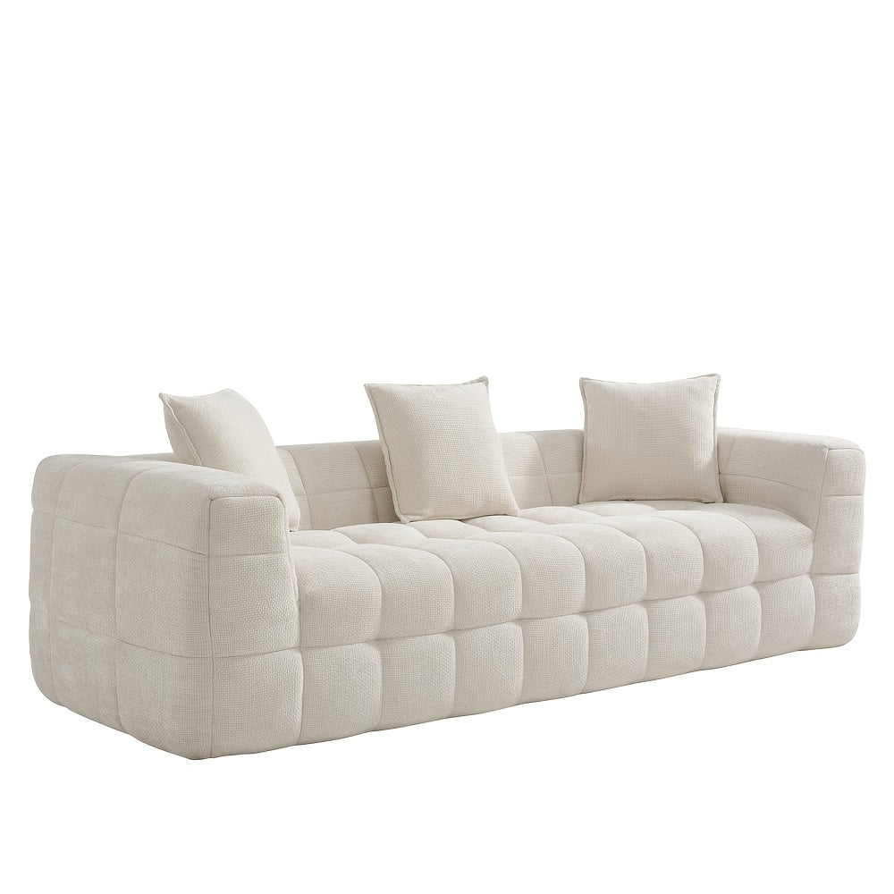 Chenille Cloud Sofa Couch Measuring 66.5\