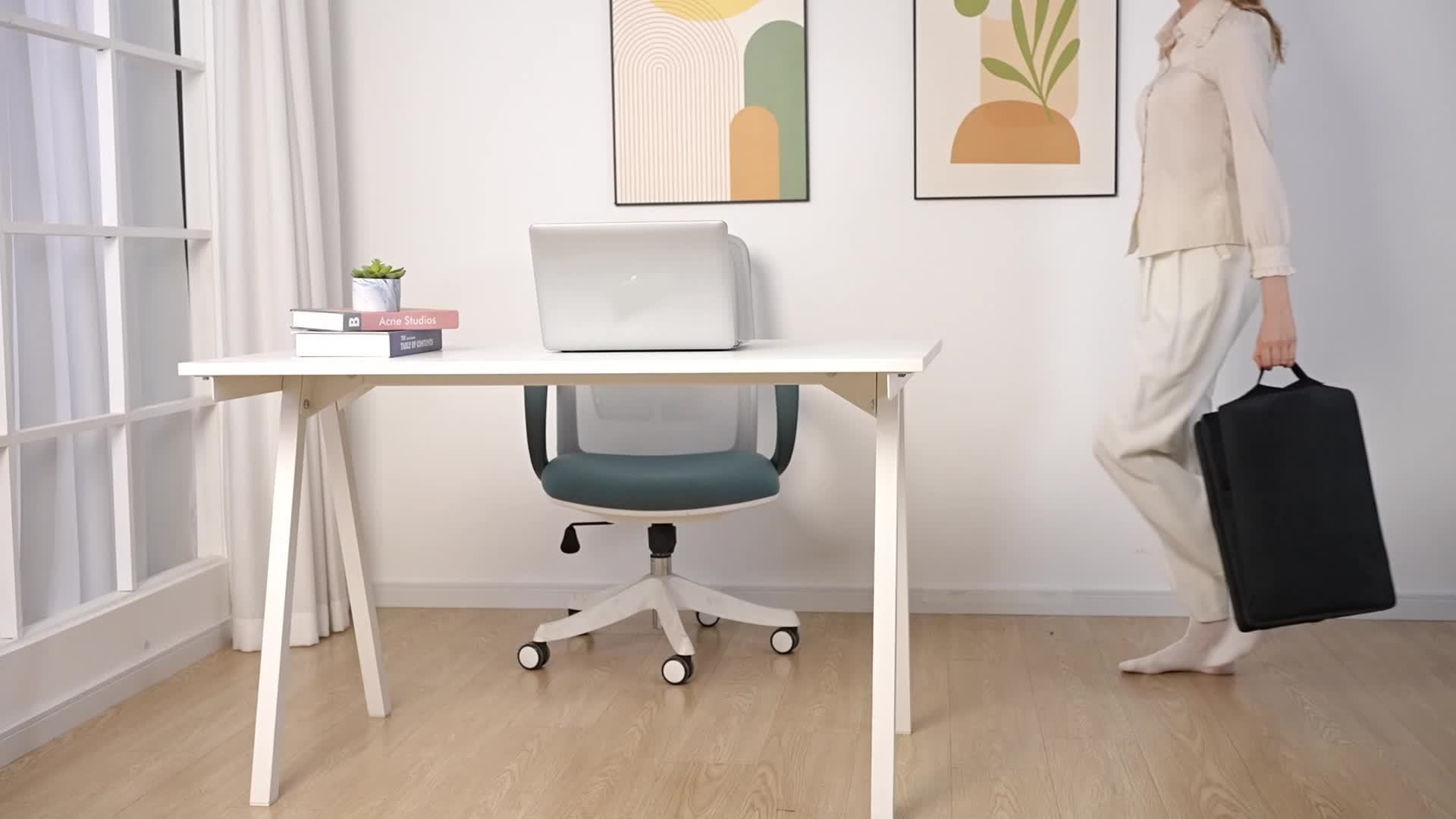 Foot Rest For Under Desk With Adjust Heights- Memory Foam Foot Stool - Back, Lumbar, And Knee Relax - Perfect For Office, Home, Working And Gaming Use